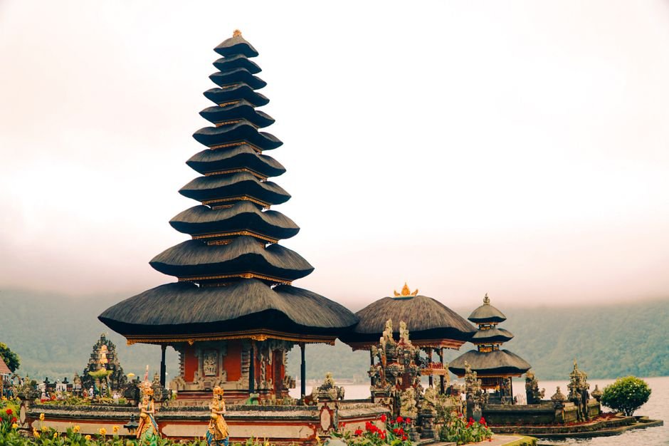 Paysage tropical de Bali en Indonesie