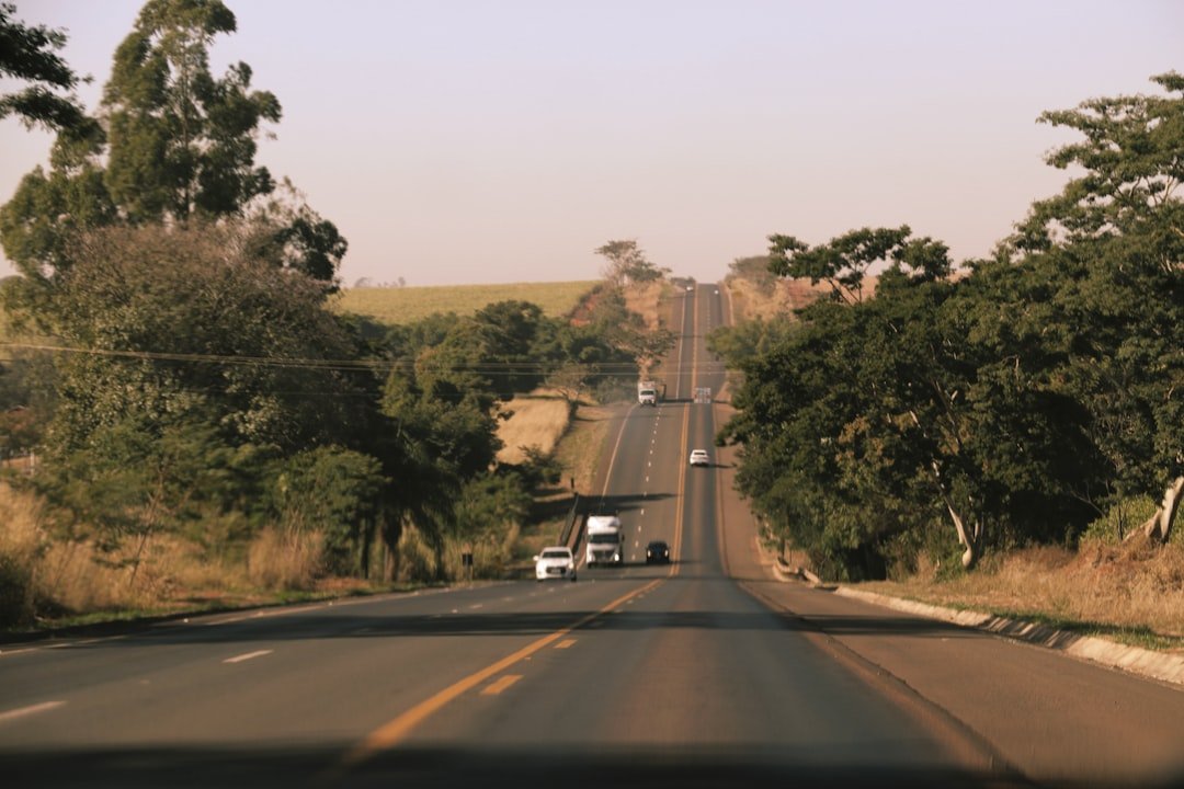 Photo voyage road trip route